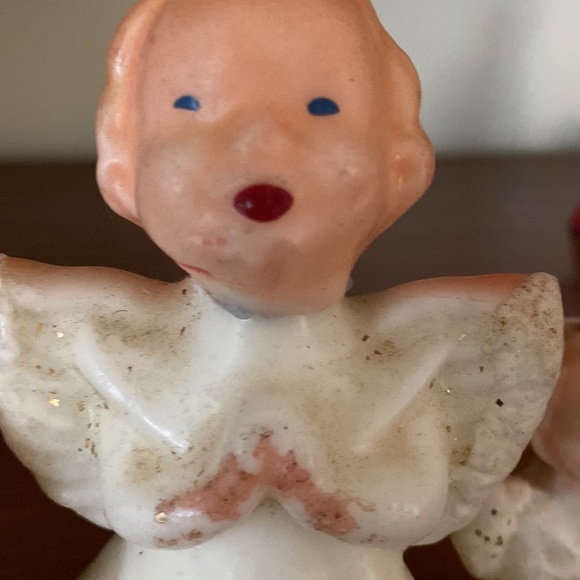 VTG Christmas Angel Candles Set of 3 - Picture 5 of 10